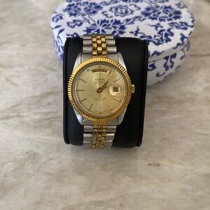 COPY - Sicura day date full lever automatic watch.